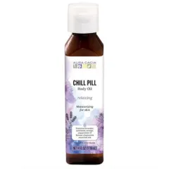 Dầu Dưỡng Thể Aura Cacia Chill Pill 118ml - Dưỡng Ẩm, Thư Giãn với Tinh Dầu Thiên Nhiên, Làm Dịu Da