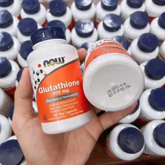 Viên Uống Trắng Da NOW Glutathione 500mg - Hỗ Trợ Miễn Dịch & Thanh Lọc Gan - An Toàn, Hiệu Quả Cho Sức Khỏe Toàn Diện