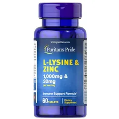[10/25] Viên giảm mụn bổ sung L- Lysine 1000mg & zinc 30mg 60 viên
