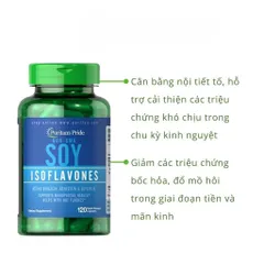 [ Date 11/26] Viên Mầm Đậu Nành Giúp Trẻ Hoá, Tăng Nội Tiết Tố Nữ Soy Isoflavones Puritan's Pride