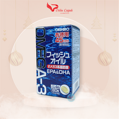 Viên uống Omega 3 Orihiro 180 viên - Hỗ trợ sức khỏe tim mạch và trí não, sản phẩm chiết xuất tự nhiên từ dầu cá chất lượng Nhật Bản