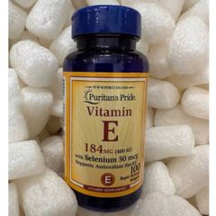 Viên uống Vitamin E 400IU tự nhiên - Hỗ trợ làm đẹp da, tóc và tim mạch - Giảm nếp nhăn, thâm sạm da