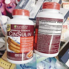 Viên uống hỗ trợ tiểu đường Puritan's Pride Cinnamon - Giảm đường huyết tự nhiên, tăng cường chức năng insulin