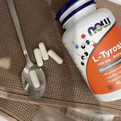 Viên uống L-Tyrosine Now 750mg - Tăng cường trí nhớ, giảm stress, hỗ trợ tuyến giáp - 120 viên bổ sung năng lượng và tinh thần tỉnh táo