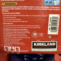 VIÊN GIẶT XẢ KHÁNG KHUẨN SẠCH QUẦN ÁO KIRKLAND ULTRA  CLEAN 152 VIÊN