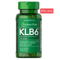 Viên uống Puritan's Pride KLB6 - Hỗ trợ chuyển hóa protein, chất béo và kiểm soát cân nặng cho người trưởng thành