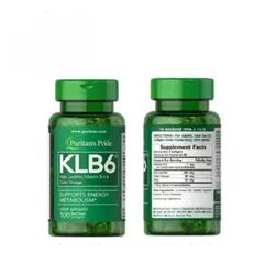 Viên uống Puritan's Pride KLB6 - Hỗ trợ chuyển hóa protein, chất béo và kiểm soát cân nặng cho người trưởng thành