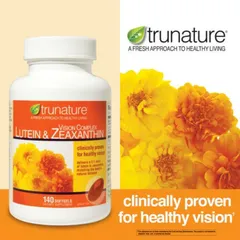 Viên uống bổ mắt Trunature Vision Complex - Lutein & Zeaxanthin 25mg - Bảo vệ thị lực, chống ánh sáng xanh, cải thiện sức khỏe mắt