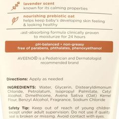 Kem Dưỡng Da Aveeno Baby Calming Comfort Lotion 227g - Chiết Xuất Tự Nhiên Giúp Bé Thư Giãn, Duy Trì Độ Ẩm Và Làm Mềm Da