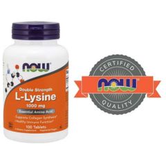 Viên uống L-Lysine 1000mg - Hỗ trợ giảm mụn nội tiết, tăng cường collagen và làm đẹp da - 100 viên