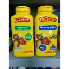 Kẹo Dẻo L'il Critters Gummies Vites - Vitamin Tổng Hợp Hương Vị Cam, Dâu, Anh Đào, Chanh, Nho, An Toàn Cho Trẻ Em