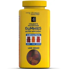 Kẹo Dẻo L'il Critters Gummies Vites - Vitamin Tổng Hợp Hương Vị Cam, Dâu, Anh Đào, Chanh, Nho, An Toàn Cho Trẻ Em