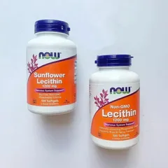 [ Date 2028] Viên uống chống tắc tia sữa Now Sunflower Lecithin 1200mg