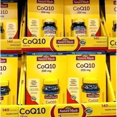 Viên uống bổ tim mạch CoQ10 Nature Made 200mg - Hỗ trợ tim khỏe mạnh, tăng cường trí nhớ, phòng ngừa bệnh tim và ung thư.