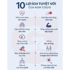 Viên uống bổ tim mạch CoQ10 Nature Made 200mg - Hỗ trợ tim khỏe mạnh, tăng cường trí nhớ, phòng ngừa bệnh tim và ung thư.