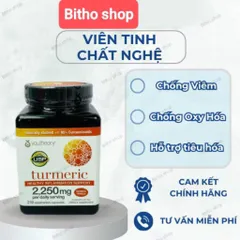 Viên uống tinh chất nghệ Youtheory 2250mg - Hỗ trợ tiêu hóa, chống viêm, tăng cường miễn dịch và làm đẹp da tự nhiên