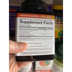 Viên uống tinh chất nghệ Youtheory 2250mg - Hỗ trợ tiêu hóa, chống viêm, tăng cường miễn dịch và làm đẹp da tự nhiên