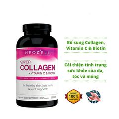 [ Date 9/2026] Viên collagen đẹp da Neocell Super Collagen Vitamin C Biotin 360 viên