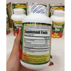 [ Date2025] Viên uống giảm cân, giảm mỡ từ trà xanh Green Tea Fat Burner 200 viên của Mỹ