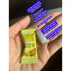[Date 2024] Kẹo gừng dẻo tăng đề kháng, miễn dịch Original Ginger Chews nhập Mỹ