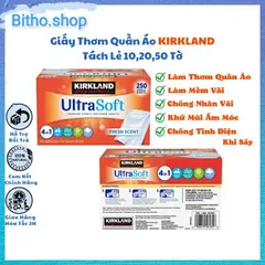 Giấy Thơm Làm Phẳng Quần Áo Kirkland Ultra Soft - Khử Mùi, Chống Ẩm, Đuổi Côn Trùng - Hàng Mỹ Nhập Khẩu, Dùng Được Nhiều Mục Đích