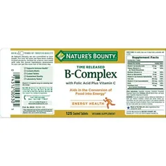  Viên Super B Complex với axit folic và vitamin C giúp khoẻ đề kháng, tim mạch 150 viên