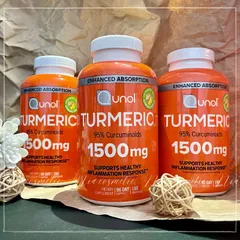 [Date 2/2025] Viên uống tinh chất nghệ Qunol turmeric 1500mg 180 viên