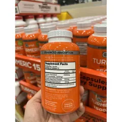 [Date 2/2025] Viên uống tinh chất nghệ Qunol turmeric 1500mg 180 viên