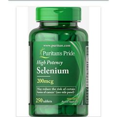 Viên uống Selenium hấp thụ 200mg - Ngăn ngừa ung thư, Tăng cường sức đề kháng, Hỗ trợ sức khỏe tim mạch, Giảm lão hóa da