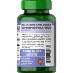 Viên bổ gan Milk Thistle 1000mg Puritan Pride - Hỗ trợ thải độc gan, tăng cường chức năng gan, giải độc hiệu quả từ Mỹ