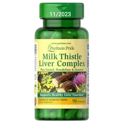 Viên bổ gan Milk Thistle 1000mg Puritan Pride - Hỗ trợ thải độc gan, tăng cường chức năng gan, giải độc hiệu quả từ Mỹ