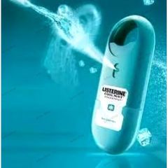 Xịt thơm miệng Listerine Pocket Mist - Hương bạc hà tươi mát, pack 2x 7.7ml, tiêu diệt 99% vi khuẩn, giải pháp tức thì cho hơi thở thơm mát.