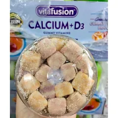 [Date 3/25] Kẹo Dẻo bổ sung Canxi Vitafusion Calcium + D3 100v của Mỹ