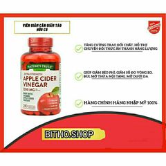 Viên uống giảm cân Apple Cider Vinegar 1200mg - Hỗ trợ đốt mỡ thừa, kiểm soát cân nặng, 180 viên, sản phẩm từ USA