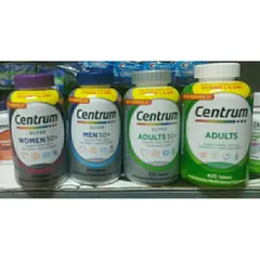 Viên bổ sung vitamin Centrum cho người trên 50 tuổi, 275 viên hỗ trợ sức khỏe và sức đề kháng - Hàng Mỹ chính hãng