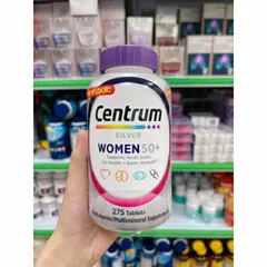 Viên bổ sung vitamin Centrum cho người trên 50 tuổi, 275 viên hỗ trợ sức khỏe và sức đề kháng - Hàng Mỹ chính hãng