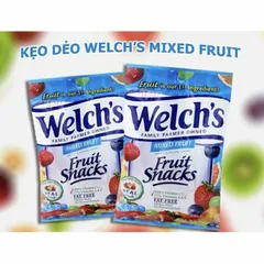 [T.á.c.h l.ẻ] Kẹo dẻo trái cây Welch's Fruit Snack 22.7g