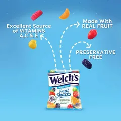 [T.á.c.h l.ẻ] Kẹo dẻo trái cây Welch's Fruit Snack 22.7g