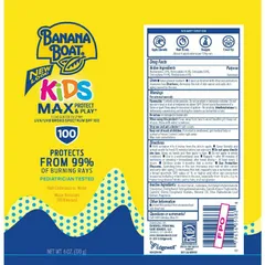 [Date 2/2026] Xịt chống nắng trẻ em Banana Boat Kids Sport 50, Kids Max Protect SPF 100