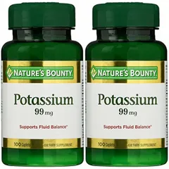 [ Date 2028] Viên uống bổ sung Kali, sỏi thận Potassium 99mg  Puritan's Pride- Nature's Bounty