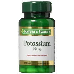 [ Date 2028] Viên uống bổ sung Kali, sỏi thận Potassium 99mg  Puritan's Pride- Nature's Bounty