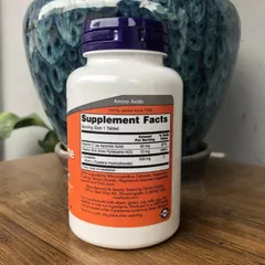 [Date 2030] Viên uống giảm mụn, dưỡng da, móng, tóc L-cysteine Now 500mg