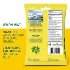 [ Date 2027] Kẹo ngậm ho thảo mộc không đường Ricola Lemon Mint sugar free