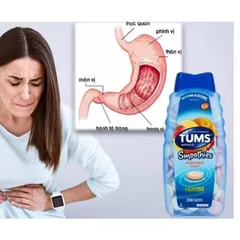 [ Date 2027] Viên ngậm Tums dạ dày, khó tiêu , ợ nóng, ợ chua 750mg 250 viên, 1000mg 265 viên