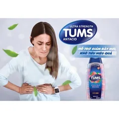 [ Date 2027] Viên ngậm Tums dạ dày, khó tiêu , ợ nóng, ợ chua 750mg 250 viên, 1000mg 265 viên
