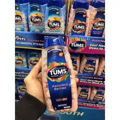 [ Date 2027] Viên ngậm Tums dạ dày, khó tiêu , ợ nóng, ợ chua 750mg 250 viên, 1000mg 265 viên
