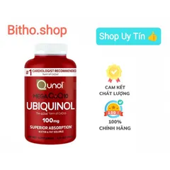 [8/2027 Mỹ] Viên phòng đ.ột qu.ỵ, nhồi máu cơ tim , tim mạch Qunol Mega Ubiquinol CoQ10 100mg 120 viên