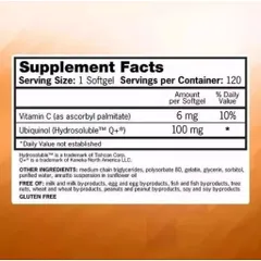 [8/2027 Mỹ] Viên phòng đ.ột qu.ỵ, nhồi máu cơ tim , tim mạch Qunol Mega Ubiquinol CoQ10 100mg 120 viên