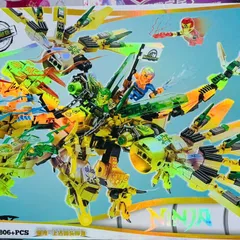 Bộ lắp ghép Ninja rồng 68207 - Sản phẩm lý tưởng cho người yêu thích lắp ráp và sáng tạo - Phát triển kỹ năng lắp ráp và sáng tạo