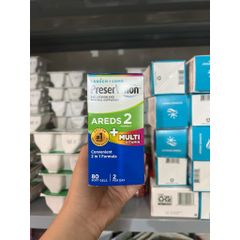 Viên uống PreserVision AREDS 2 Formula + Multivitamin 80 viên - Bảo vệ sức khỏe mắt và hỗ trợ thị lực từ Mỹ